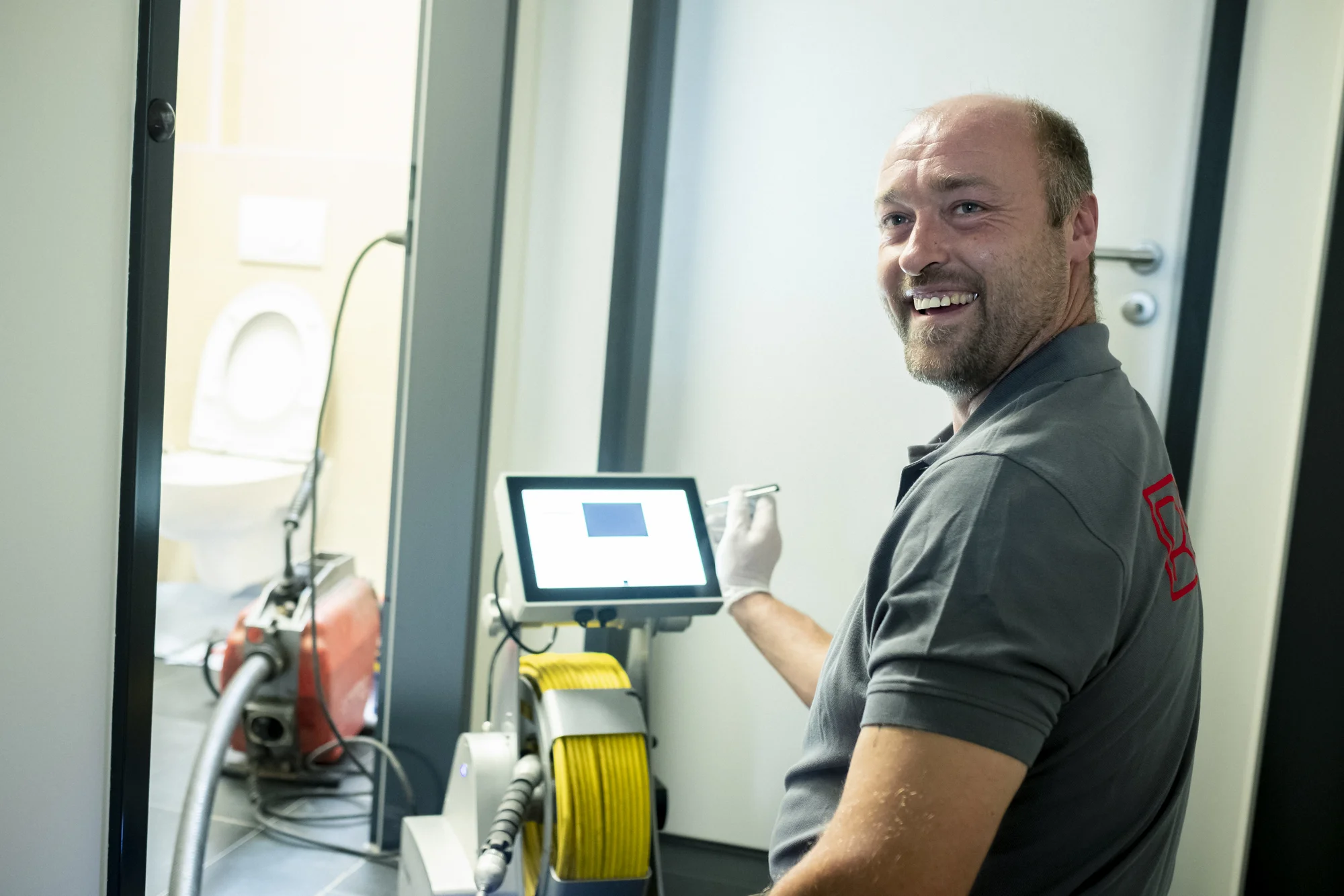 Kanalreinigung mit Hochdruckspülung